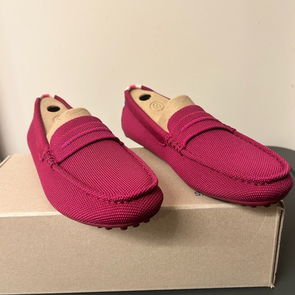 Like-New (Worn Once!) Rothy's The Driver in Raspberry - Picture 5 of 10